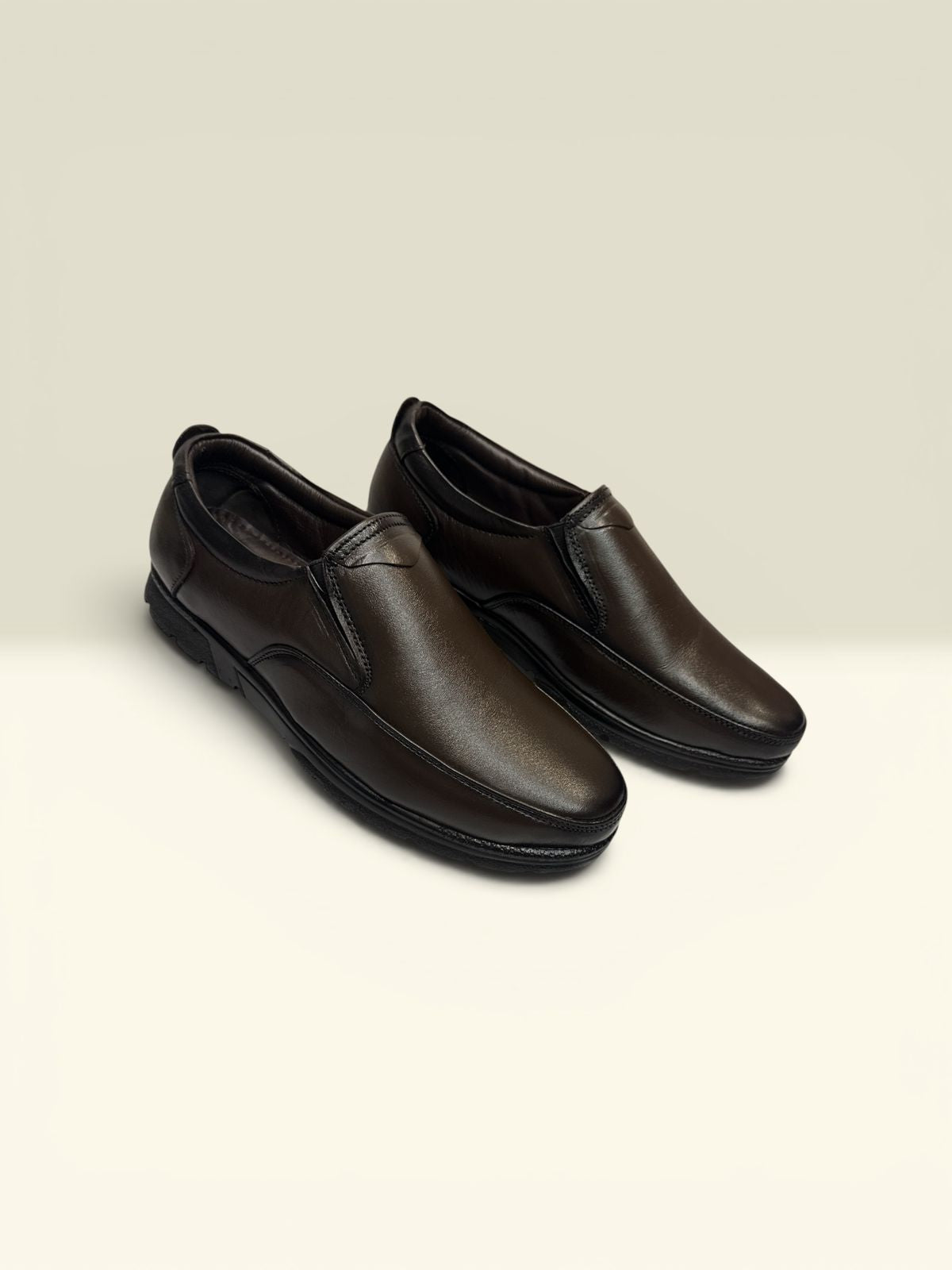 Wadhe Bootwala Handmade Leather Withuot lace-up formal shoe